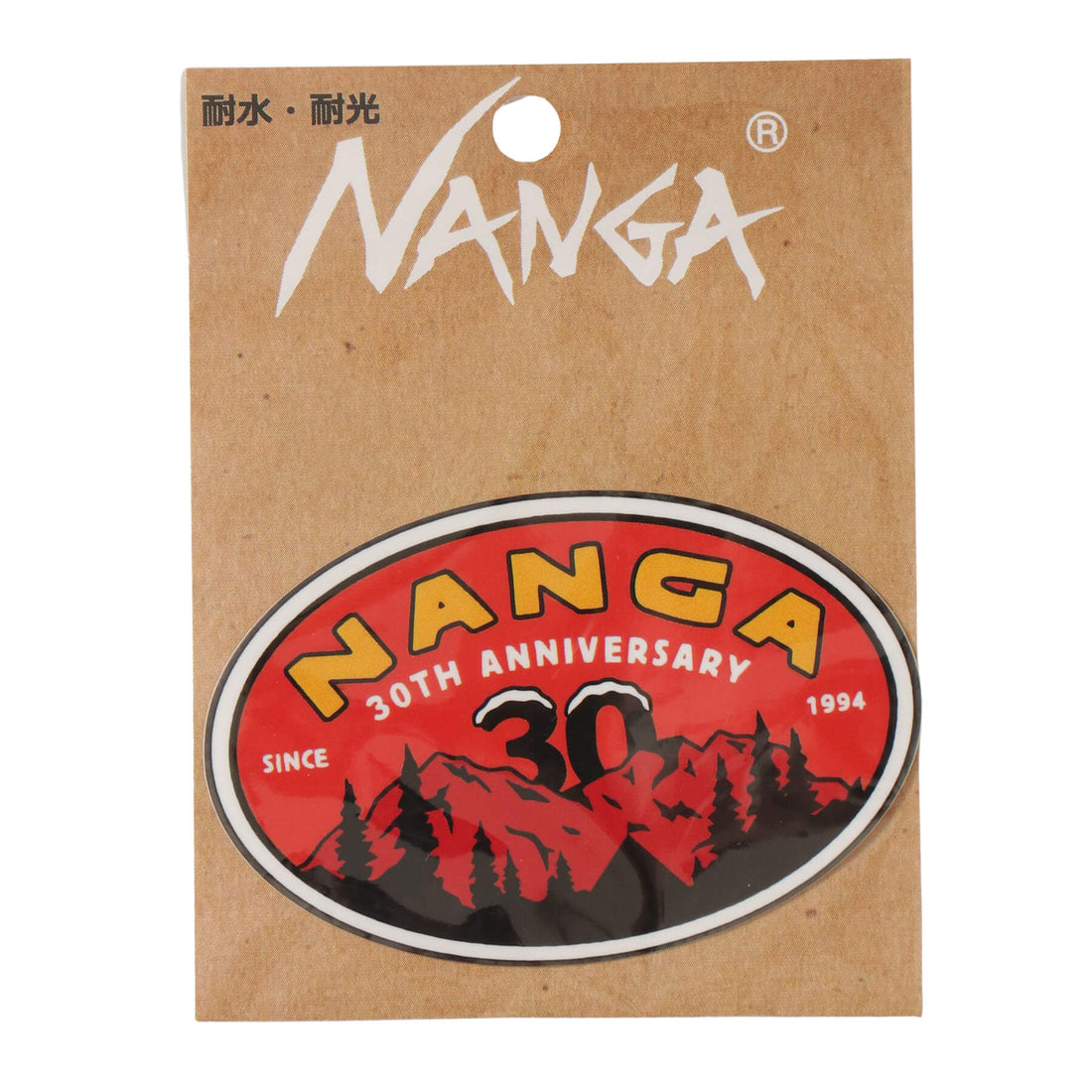 NANGA 30TH ANNIVERSARY STICKER OVAL 30thステッカー オーバル